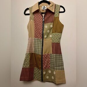 Ragged Priest Patchwork Dress UK Size 6
